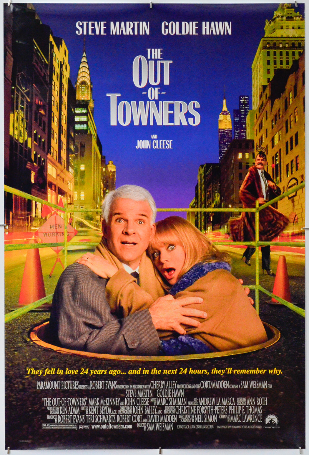 The Out Of Towners - Original One Sheet Poster - Film Poster - Movie Poster 