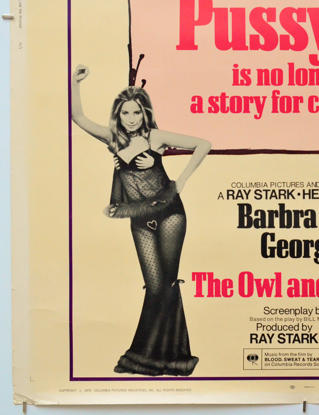 The Owl And The Pussycat (Bottom Left) Cinema One Sheet Movie Poster 