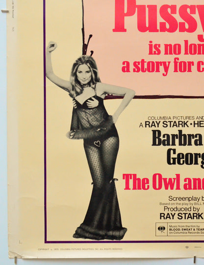 The Owl And The Pussycat (Bottom Left) Cinema One Sheet Movie Poster 