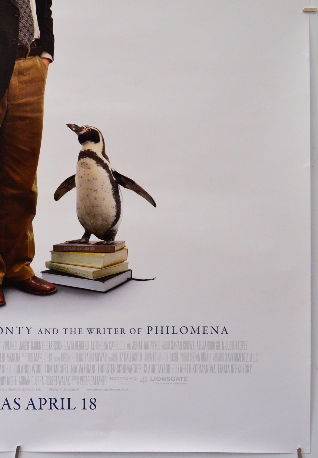 The Penguin Lessons (Bottom Right) Cinema One Sheet Movie Poster 