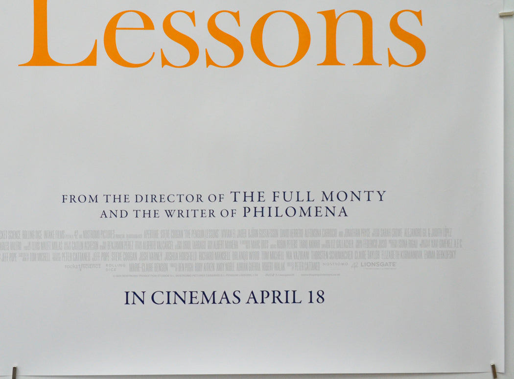 The Penguin Lessons (Bottom Right) Cinema Quad Movie Poster 