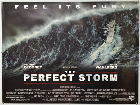 The Perfect Storm - Original Quad Poster - Film Poster - Movie Poster