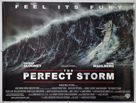 The Perfect Storm - Original Quad Poster - Film Poster - Movie Poster