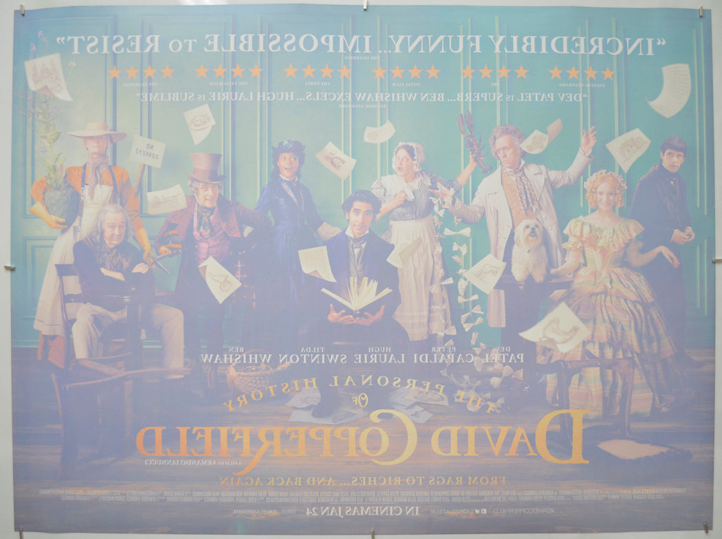 The Personal History of David Copperfield (Back) Cinema Quad Movie Poster 