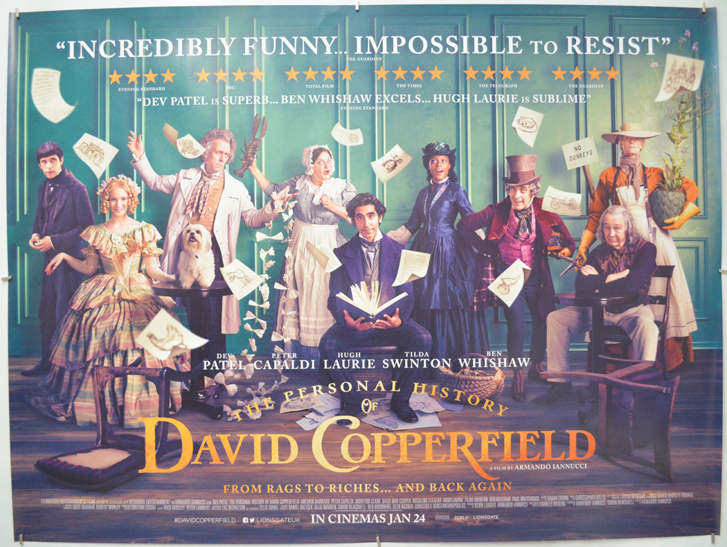 The Personal History of David Copperfield - Original Quad Poster - Film Poster - Movie Poster