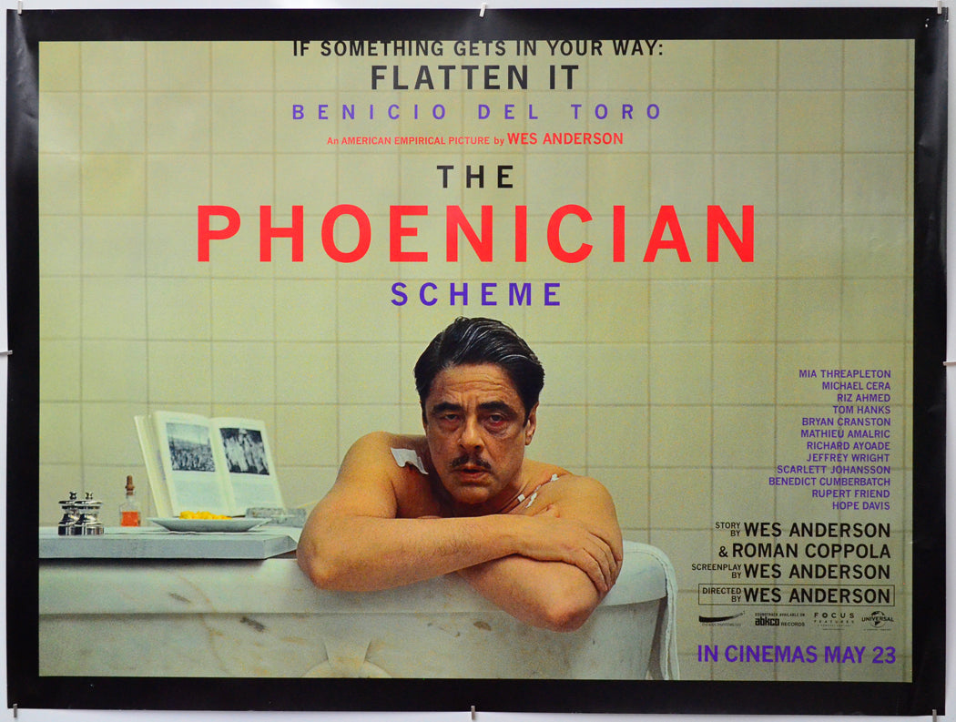 The Phoenician Scheme - Original Quad Poster - Film Poster - Movie Poster