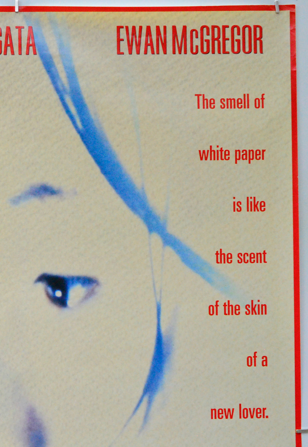 The Pillow Book (Top Right) Cinema One Sheet Movie Poster 