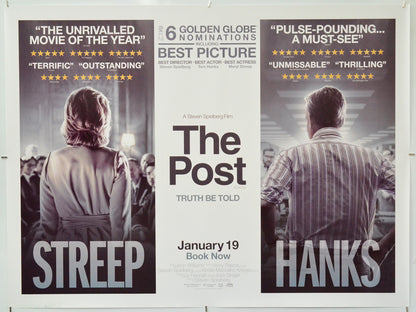 The Post - Original Quad Poster - Film Poster - Movie Poster