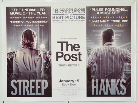 The Post - Original Quad Poster - Film Poster - Movie Poster