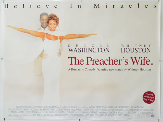 The Preacher's Wife - Original Quad Poster - Film Poster - Movie Poster