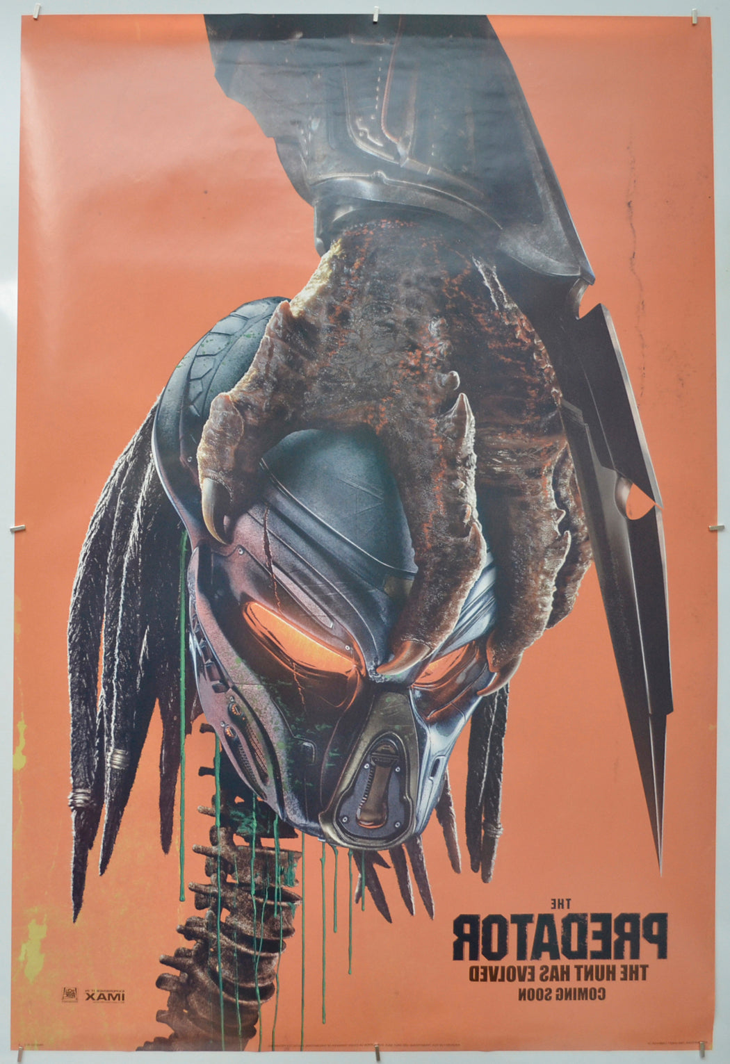 The Predator (Back) Cinema One Sheet Movie Poster 