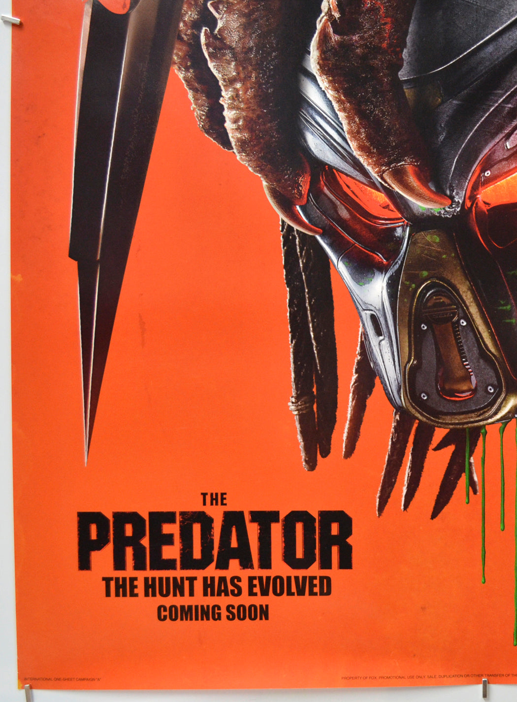 The Predator (Bottom Left) Cinema One Sheet Movie Poster 