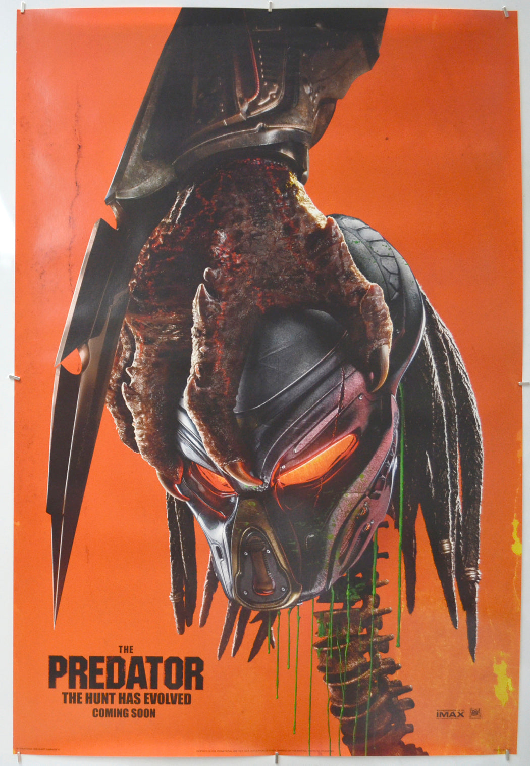 The Predator - Original One Sheet Poster - Film Poster - Movie Poster 