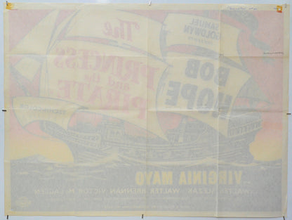 The Princess and the Pirate (Back) Cinema Quad Movie Poster 