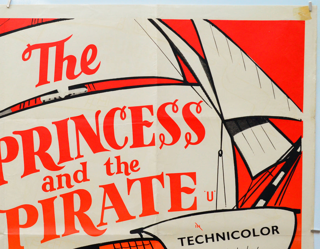 The Princess and the Pirate (Top Right) Cinema Quad Movie Poster 
