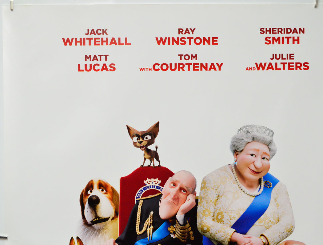 The Queen's Corgi (Top Left) Cinema Quad Movie Poster 