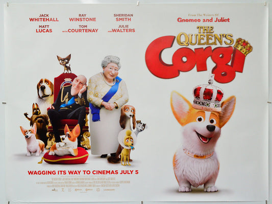 The Queen's Corgi - Original Quad Poster - Film Poster - Movie Poster