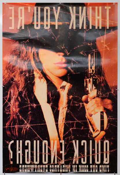 The Quick And The Dead (Back) Cinema One Sheet Movie Poster 