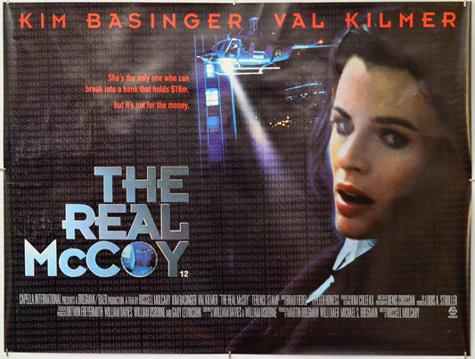 The Real McCoy - Original Quad Poster - Film Poster - Movie Poster