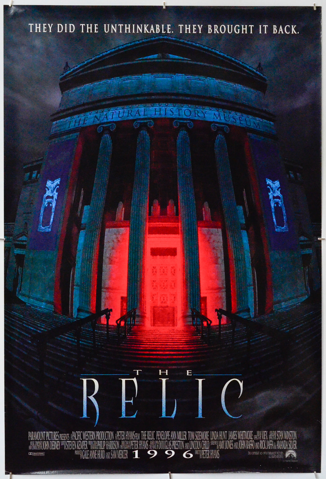 The Relic - Original One Sheet Poster - Film Poster - Movie Poster 