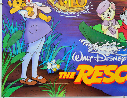The Rescuers (Bottom Left) Cinema Quad Movie Poster 