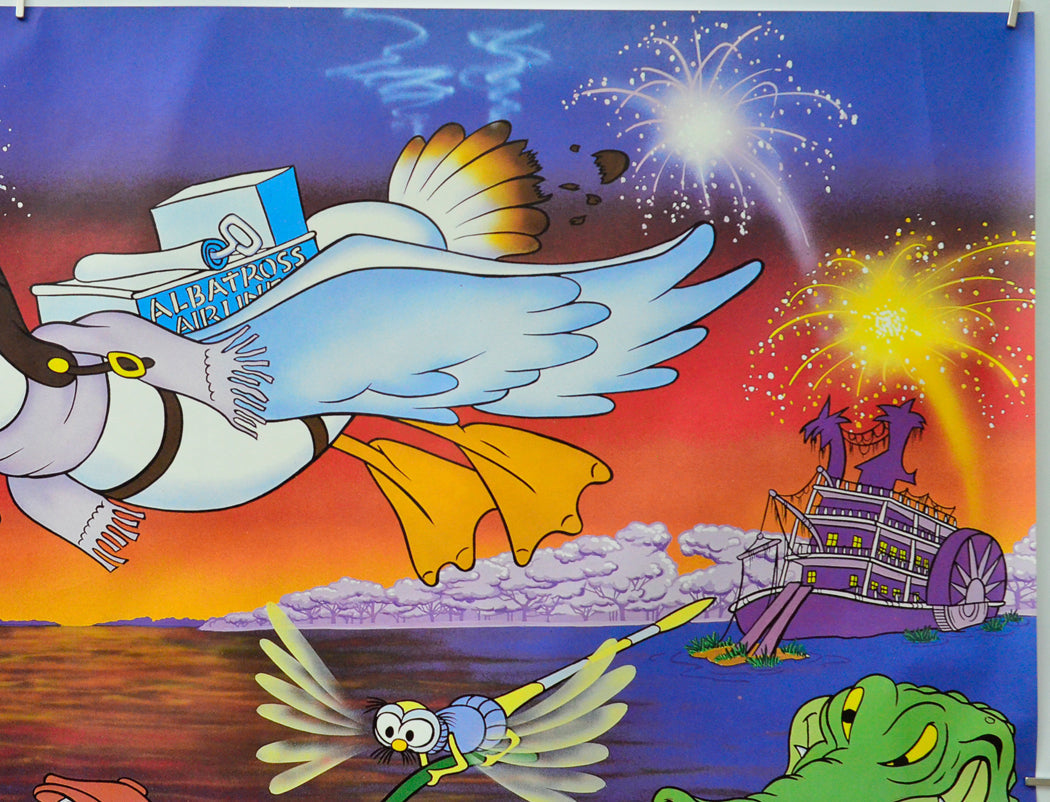 The Rescuers (Top Right) Cinema Quad Movie Poster 