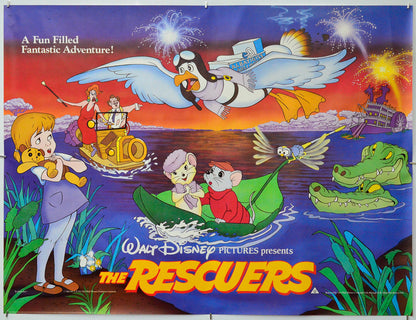 The Rescuers - Original Quad Poster - Film Poster - Movie Poster
