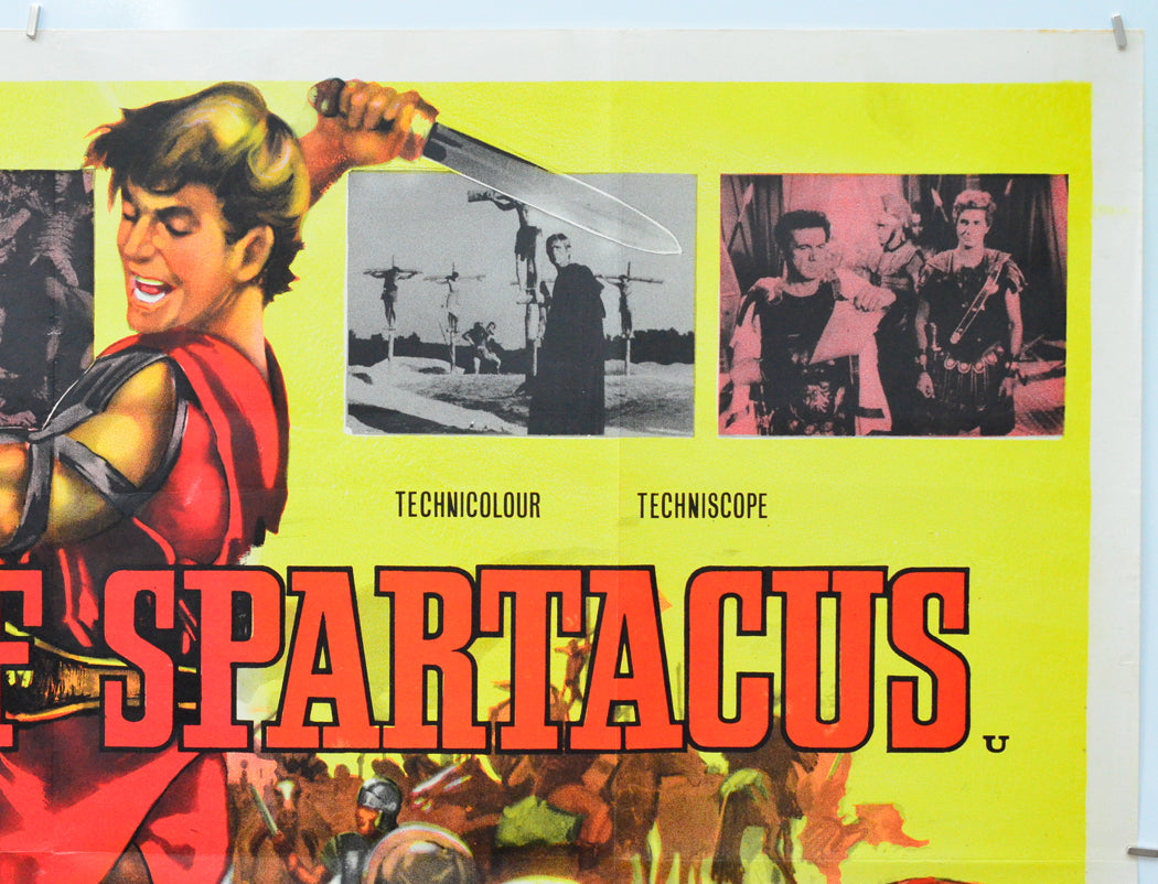 The Revenge Of Spartacus (Top Right) Cinema Quad Movie Poster 