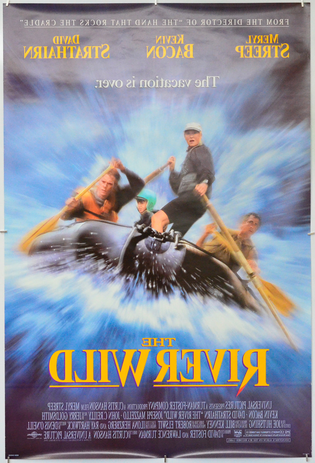 The River Wild (Back) Cinema One Sheet Movie Poster 