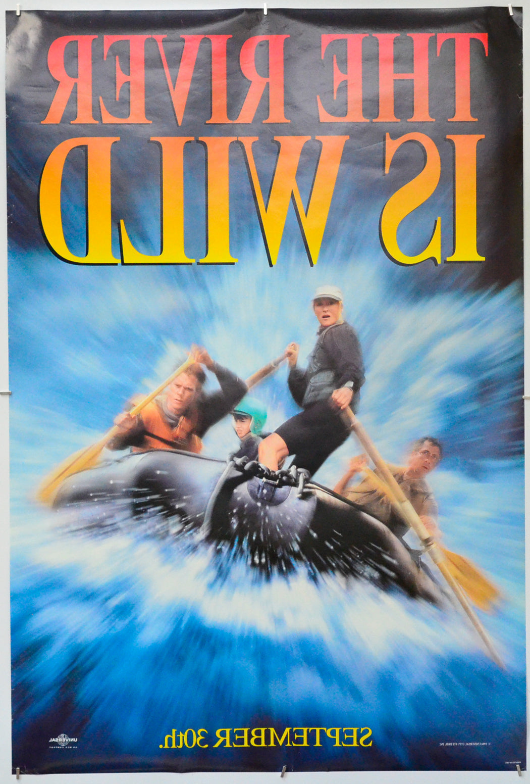 The River Wild (Back) Cinema One Sheet Movie Poster 