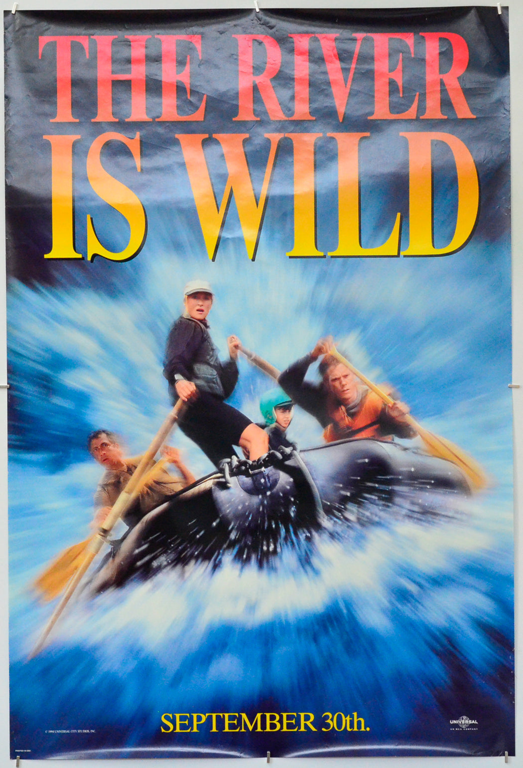 The River Wild - Original One Sheet Poster - Film Poster - Movie Poster 