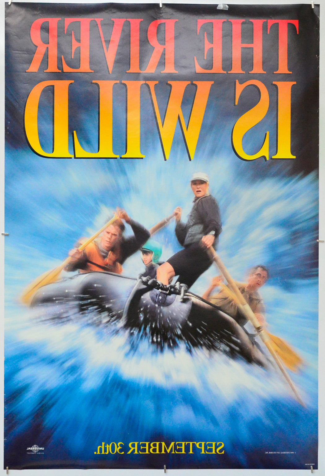 The River Wild (Back) Cinema One Sheet Movie Poster 