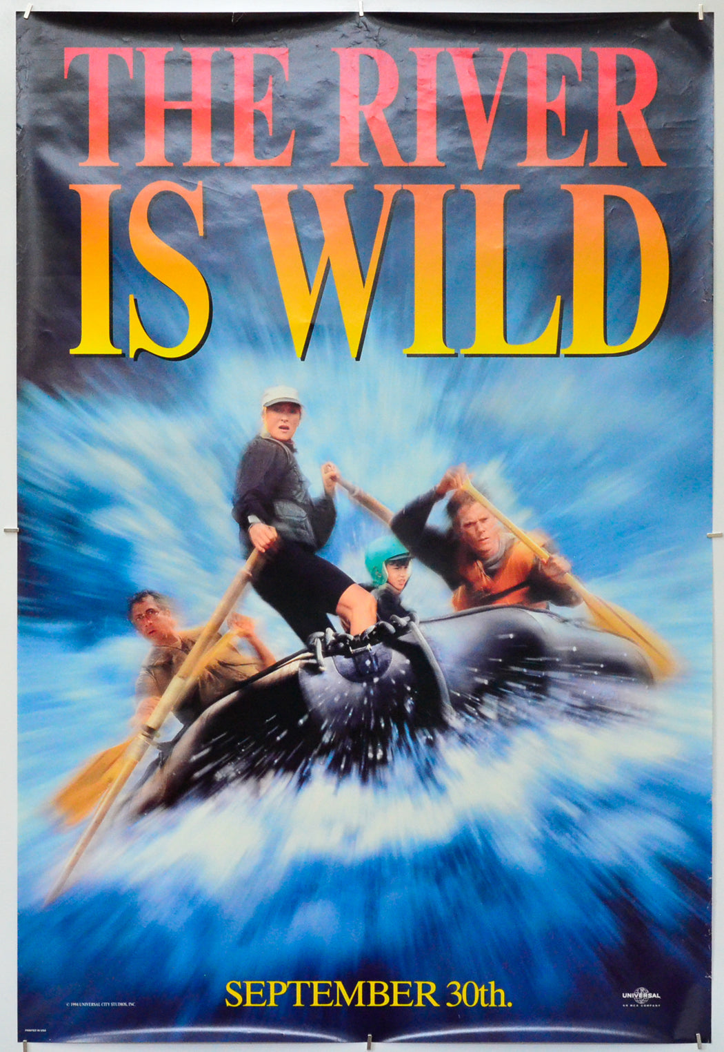 The River Wild - Original One Sheet Poster - Film Poster - Movie Poster 