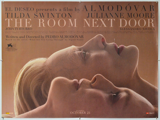 The Room Next Door - Original Quad Poster - Film Poster - Movie Poster