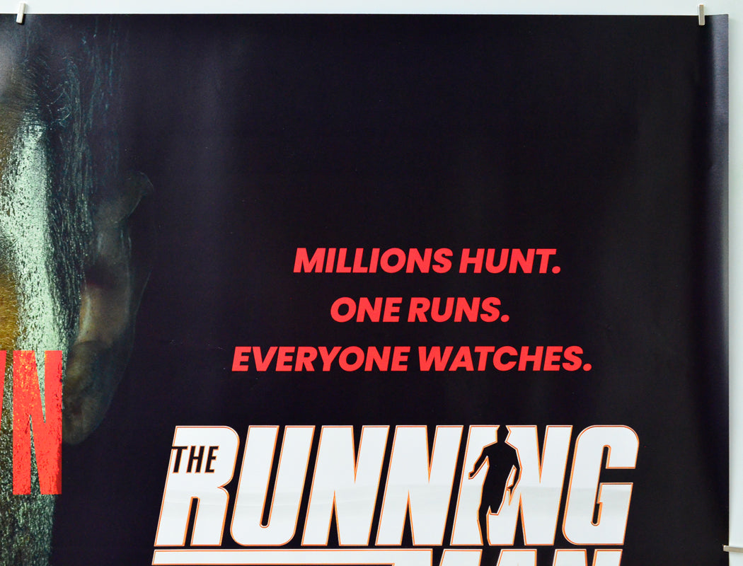 “The Running Man” Original Quad Poster - Film Poster - Movie Poster ...