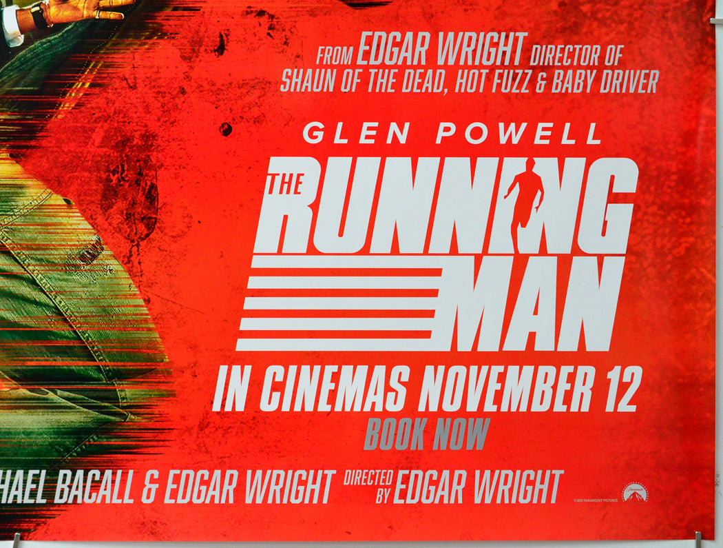 The Running Man (Bottom Right) Cinema Quad Movie Poster 