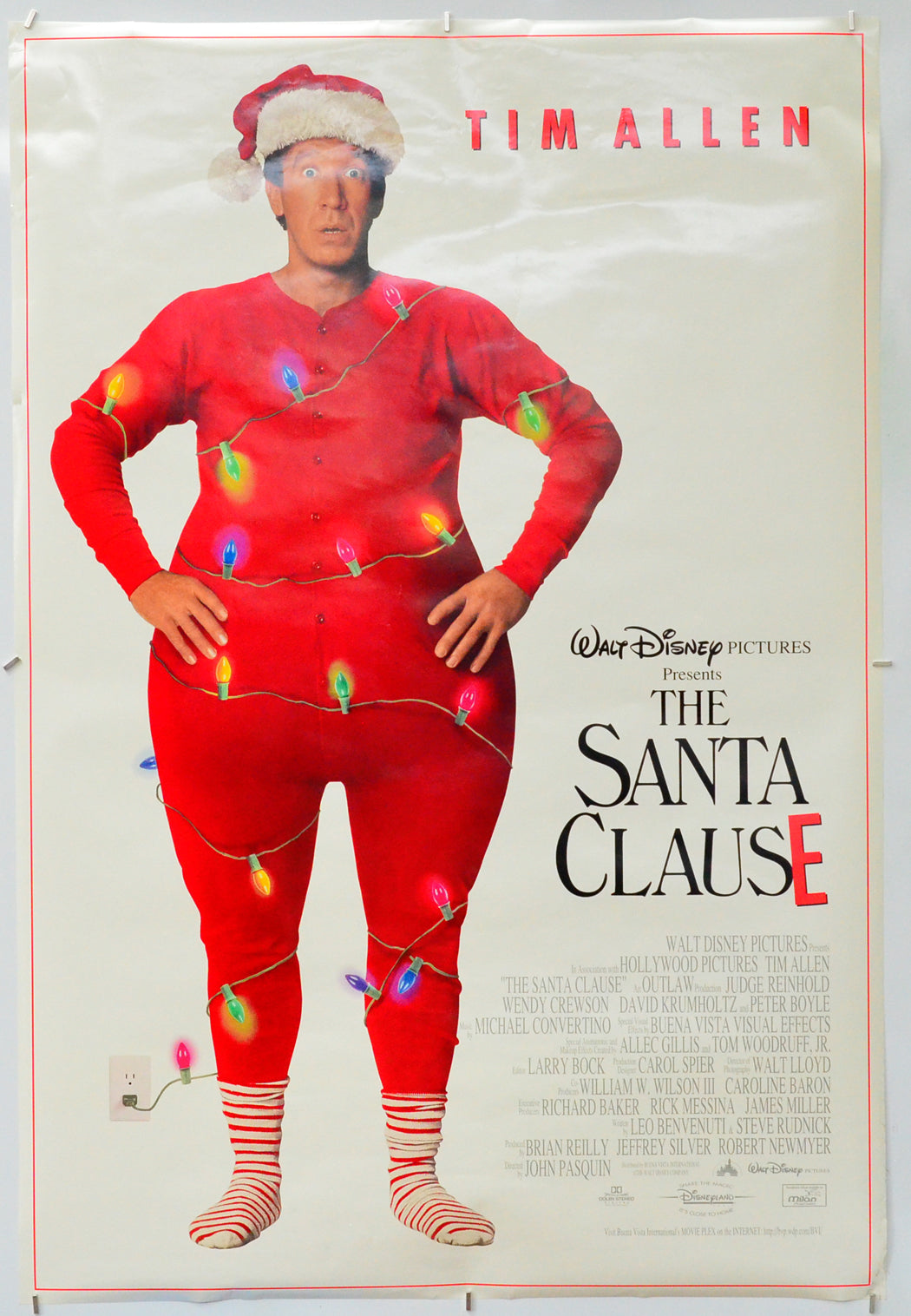 The Santa Clause - Original One Sheet Poster - Film Poster - Movie Poster 