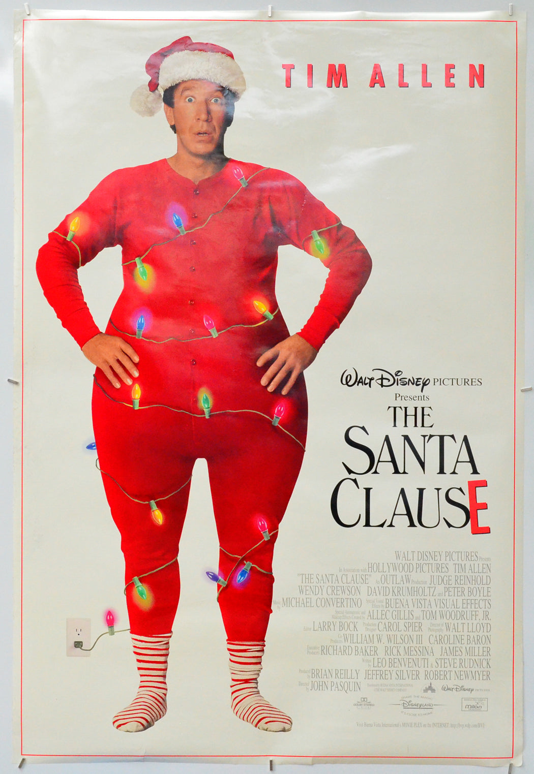 The Santa Clause - Original One Sheet Poster - Film Poster - Movie Poster 