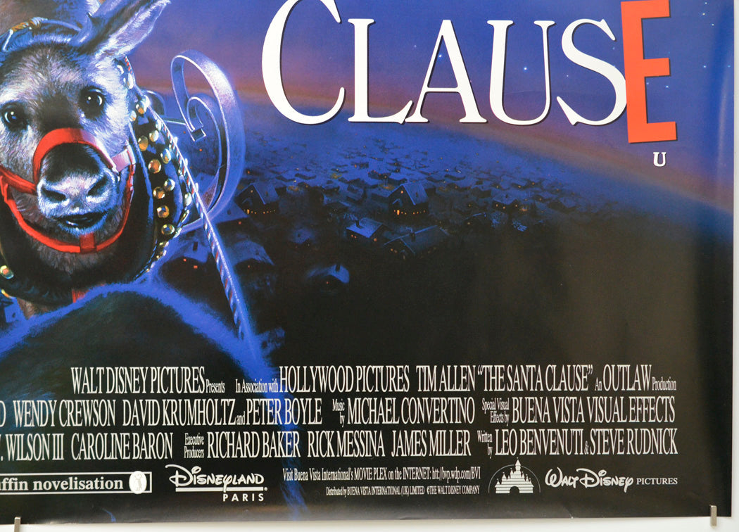 The Santa Clause (Bottom Right) Cinema Quad Movie Poster 