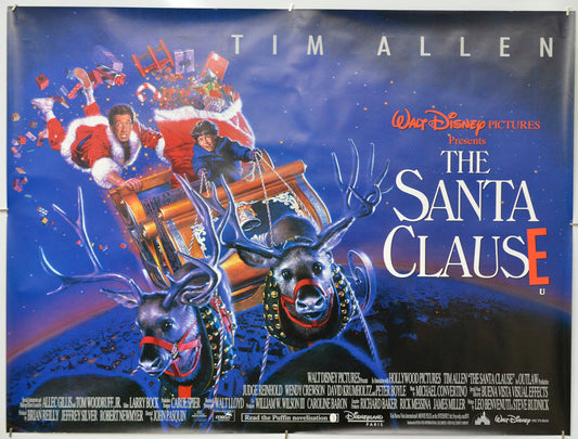 The Santa Clause - Original Quad Poster - Film Poster - Movie Poster