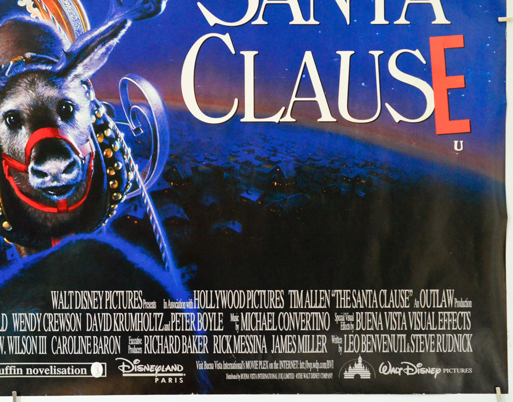 The Santa Clause (Bottom Right) Cinema Quad Movie Poster 