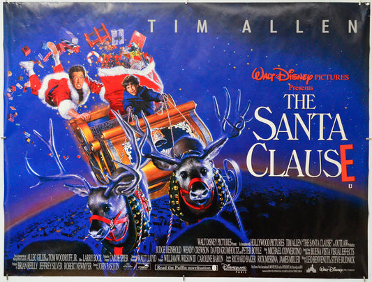 The Santa Clause - Original Quad Poster - Film Poster - Movie Poster