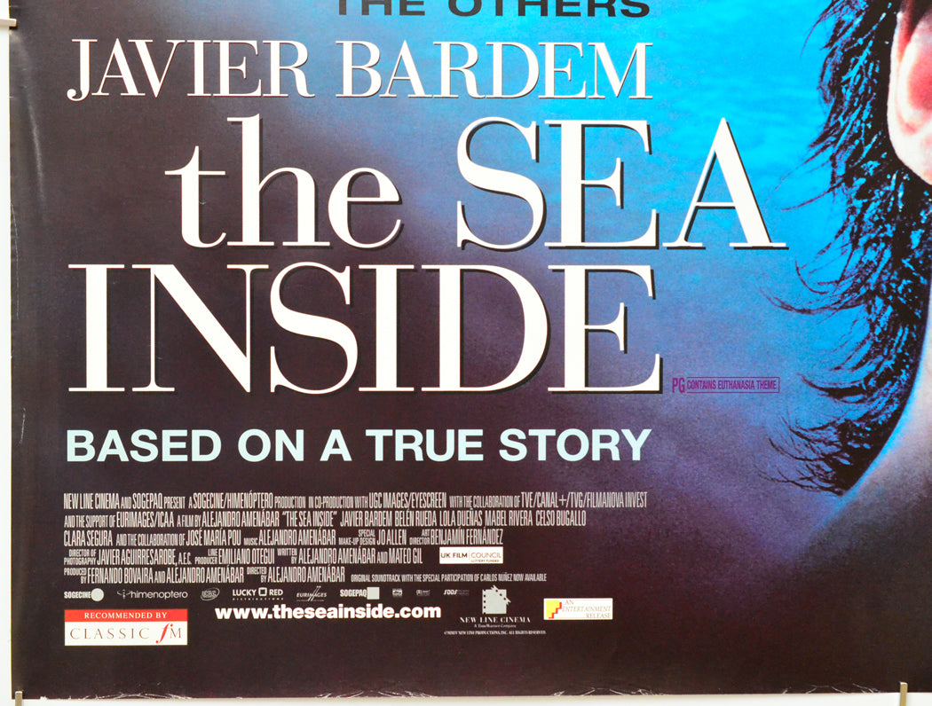 The Sea Inside (Bottom Left) Cinema Quad Movie Poster 