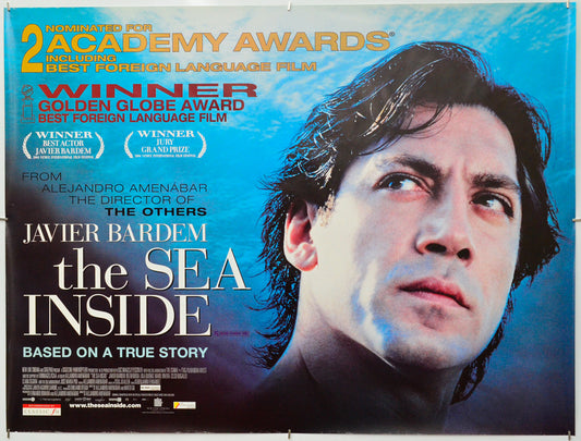 The Sea Inside - Original Quad Poster - Film Poster - Movie Poster