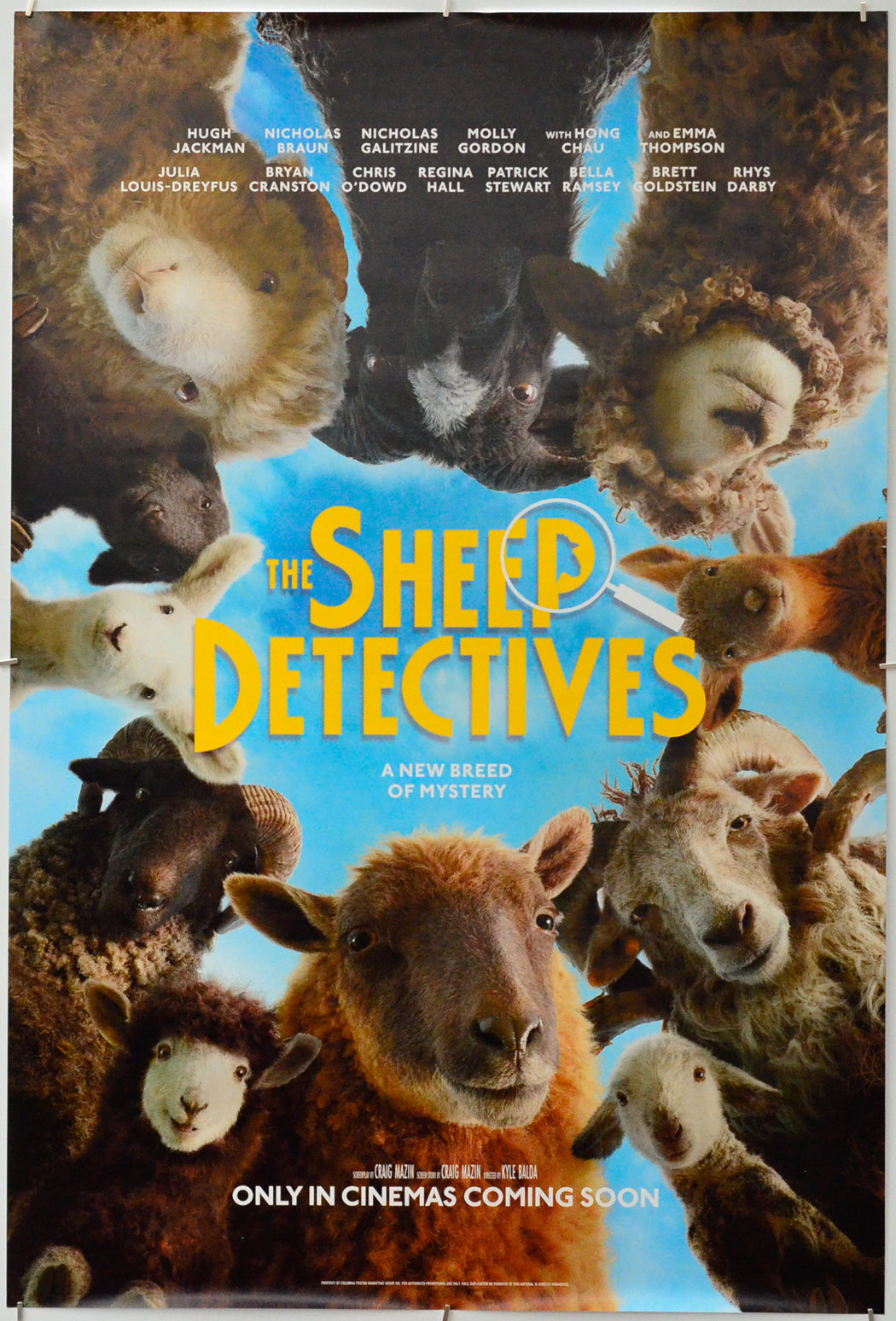 The Sheep Detectives - Original One Sheet Poster - Film Poster - Movie Poster 