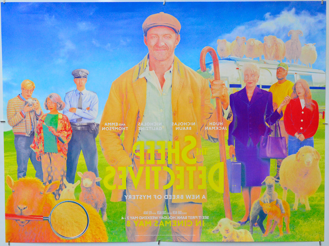 The Sheep Detectives (Back) Cinema Quad Movie Poster 