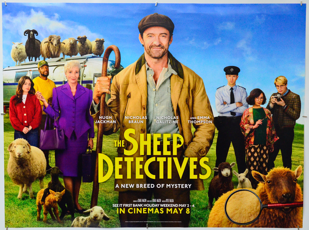 The Sheep Detectives - Original Quad Poster - Film Poster - Movie Poster