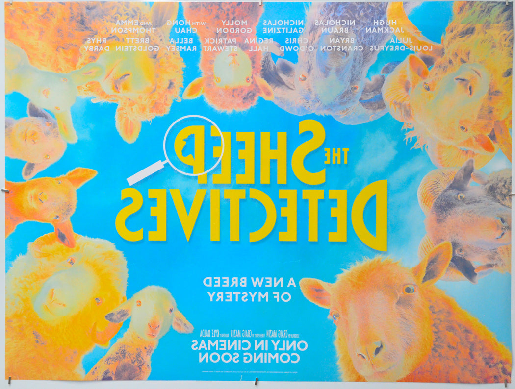 The Sheep Detectives (Back) Cinema Quad Movie Poster 