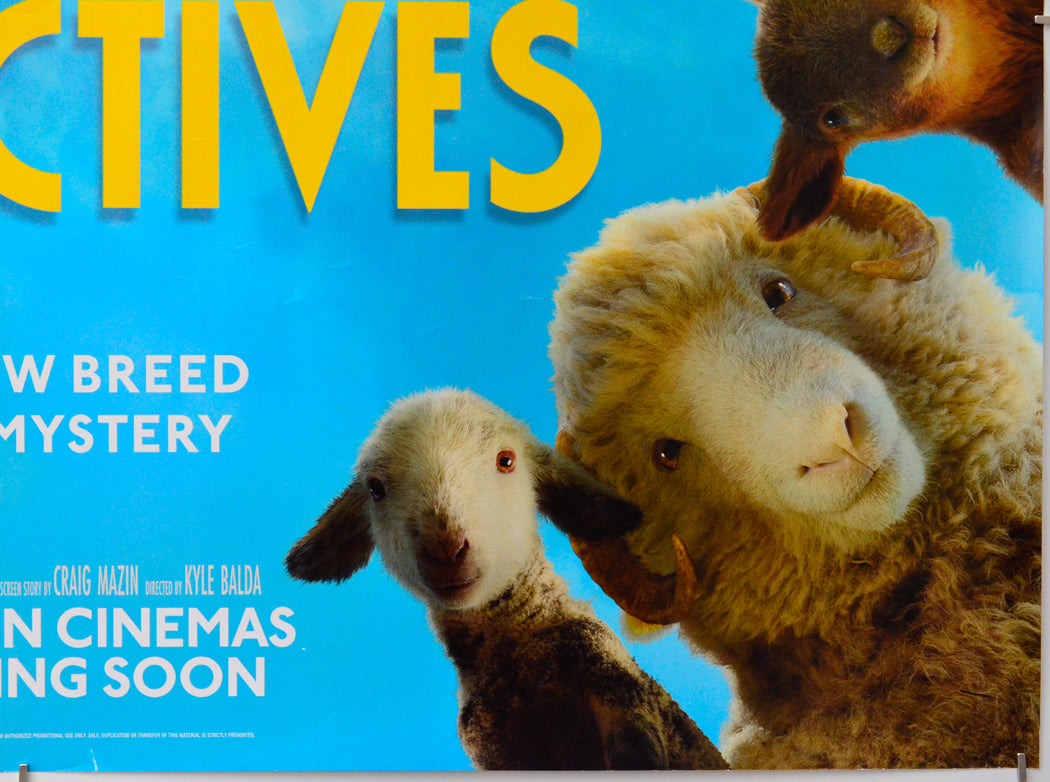 The Sheep Detectives (Bottom Right) Cinema Quad Movie Poster 