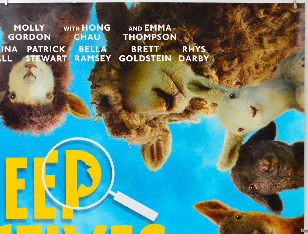 The Sheep Detectives (Top Right) Cinema Quad Movie Poster 